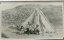 Image of Eskimos, mother, children & tent